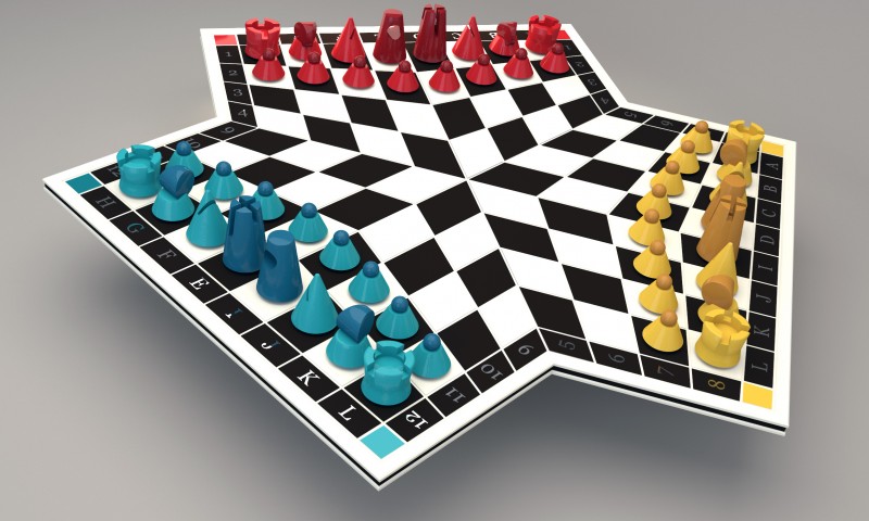 Trio Chess Set